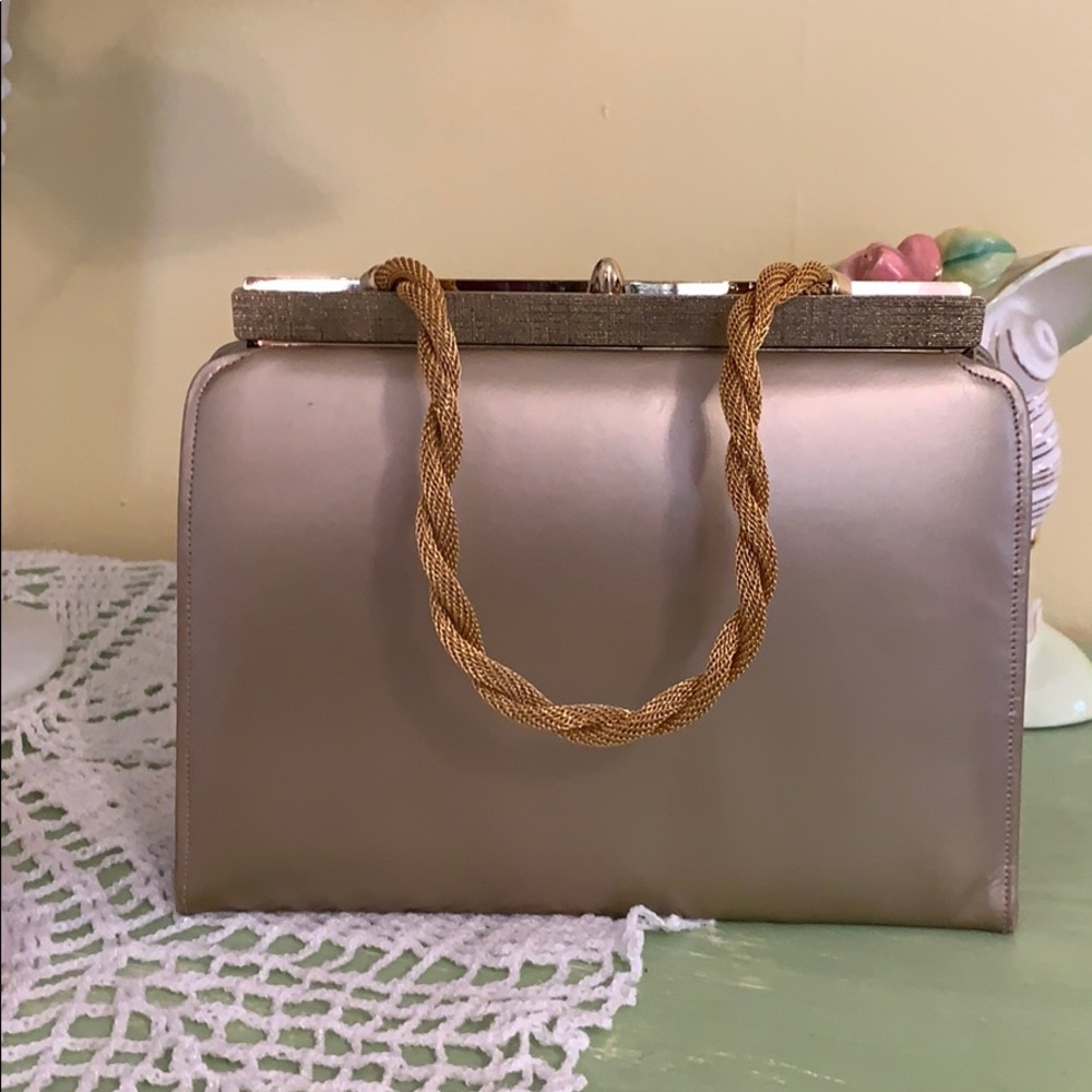 Vintage gold evening bag